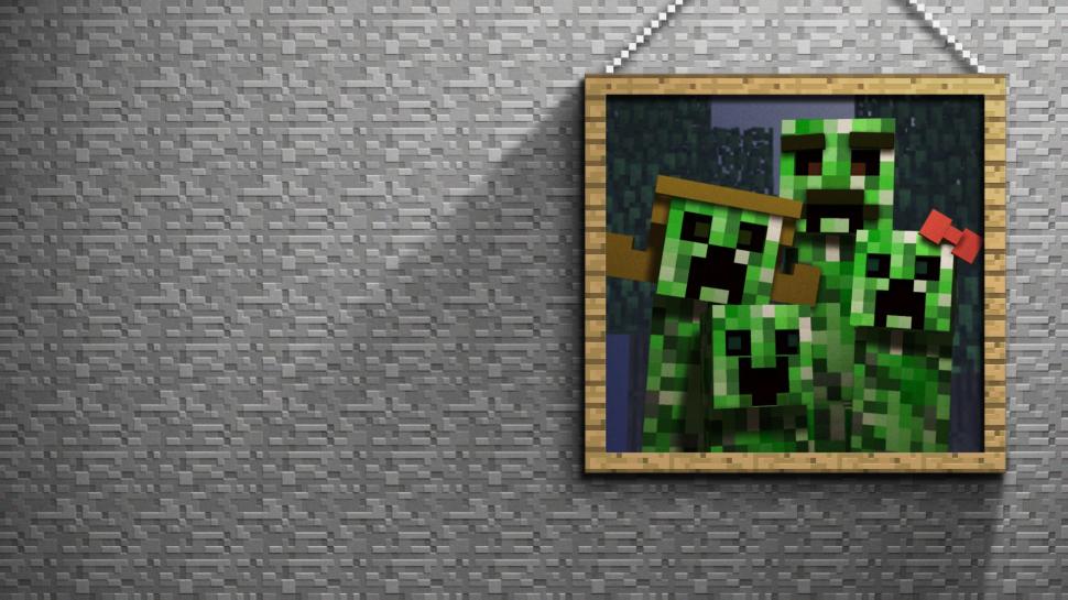 Minecraft, Art, Digital Art, Abstract, Blurred, Simple - Minecraft Stone Block Background - HD Wallpaper 