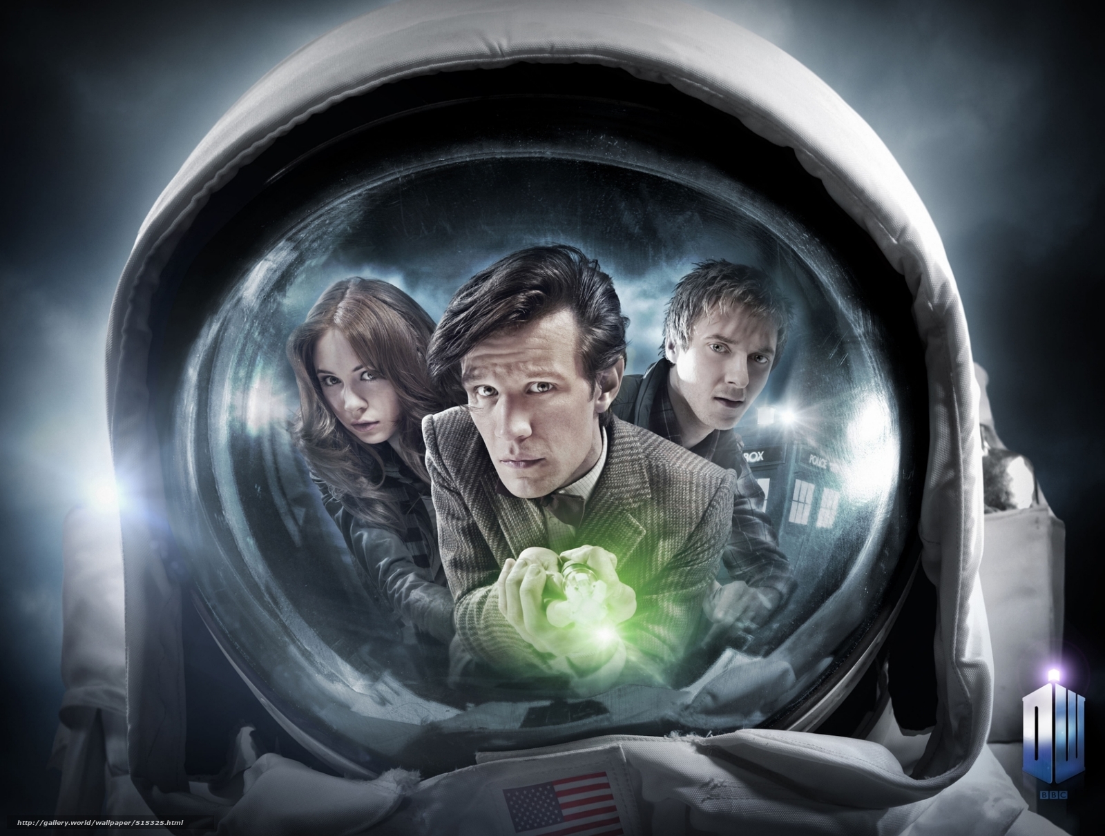 Download Wallpaper Series, Doctor Who, Reflection, - Impossible Astronaut Day Of The Moon - HD Wallpaper 