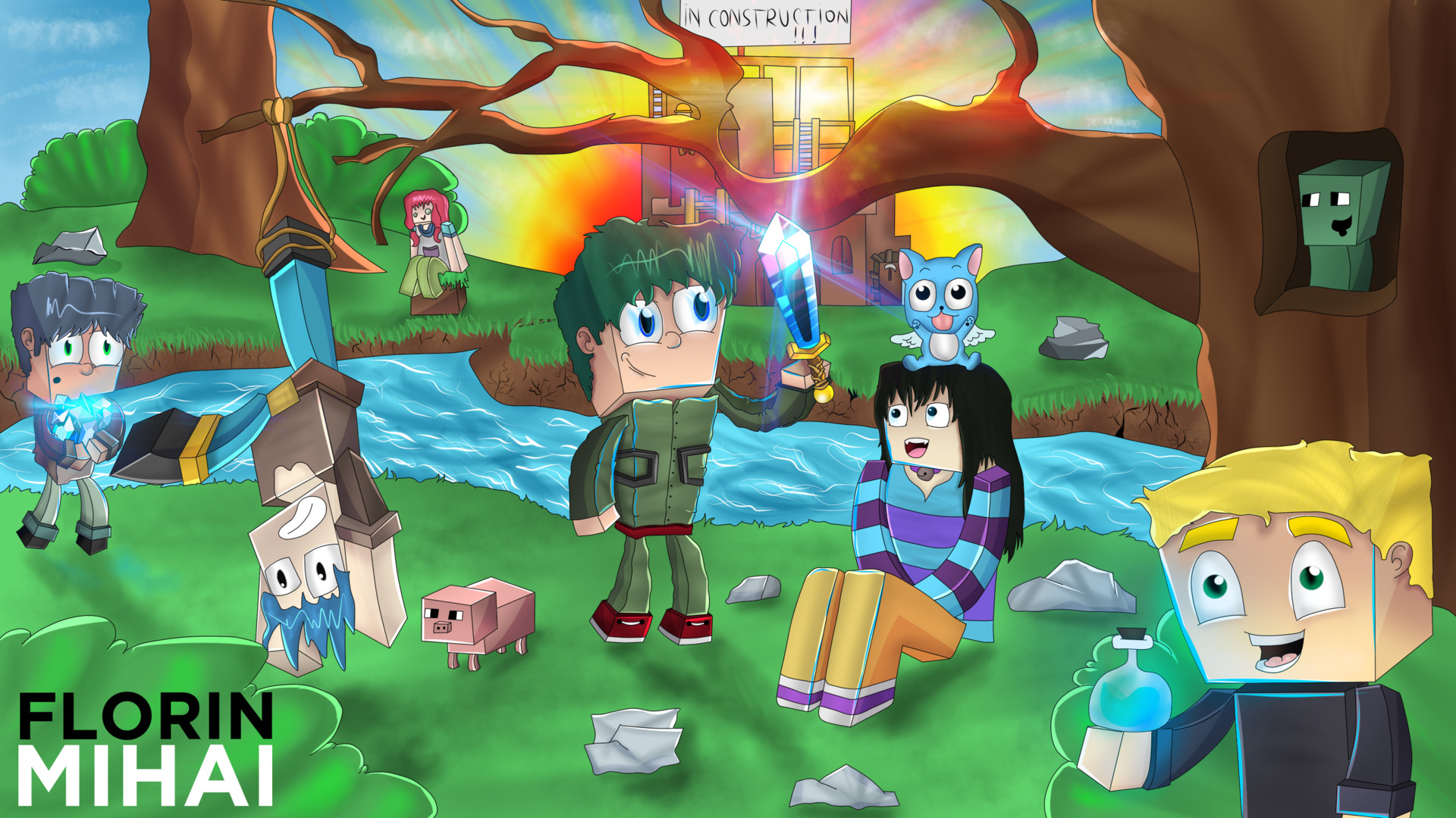 Minecraft Background - HD Wallpaper 