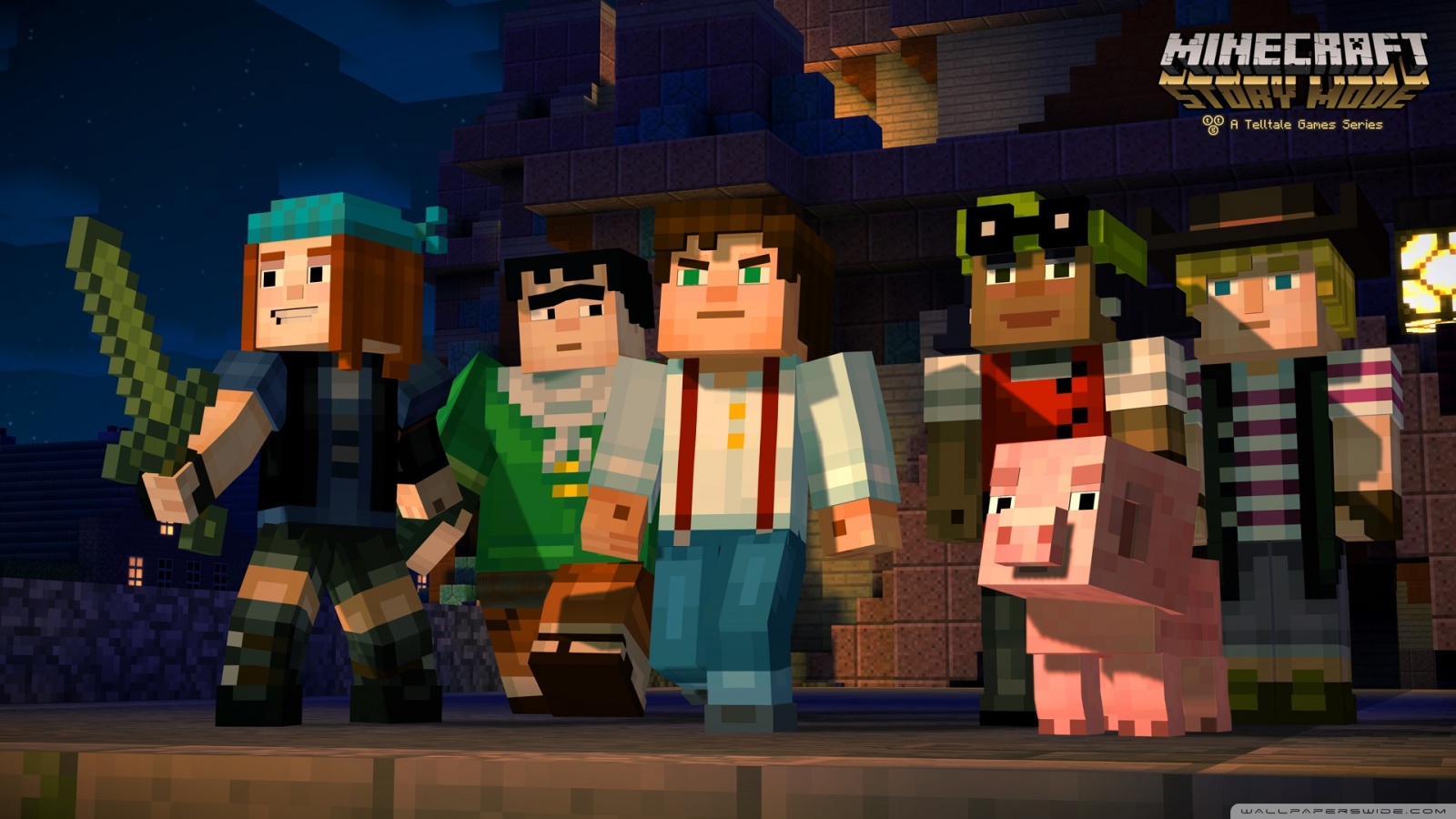 Minecraft Story Mode - HD Wallpaper 