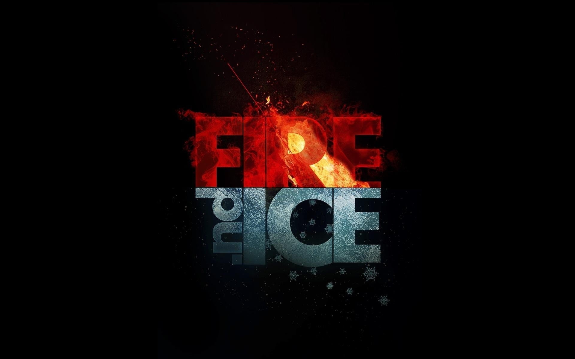 Fire And Ice Posters - HD Wallpaper 