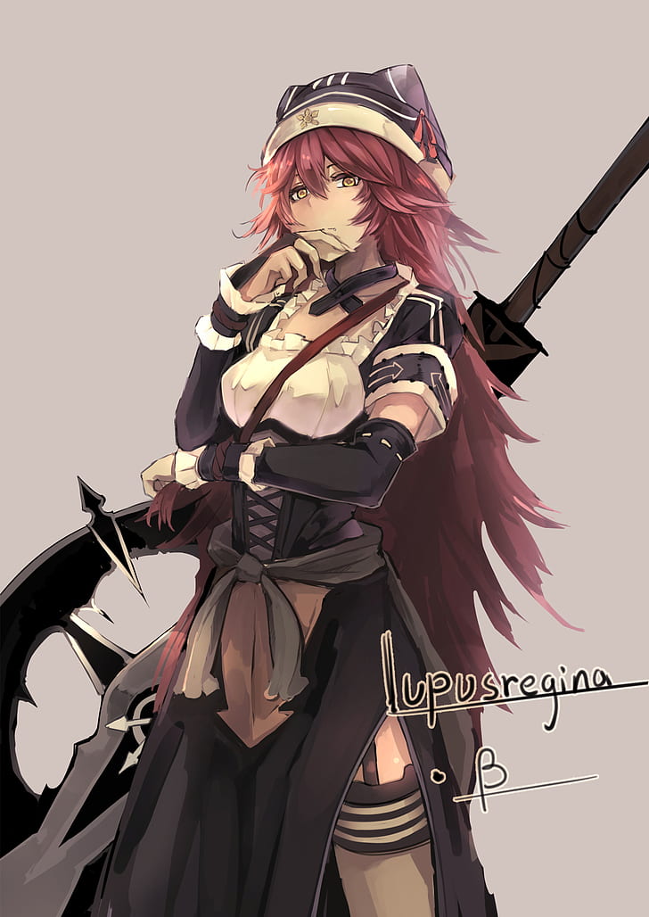 Overlord , Anime Girls, Long Hair, Maid Outfit, Redhead, - HD Wallpaper 