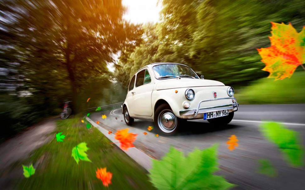 Gorgeous Old Fiat 500 Wallpaper,fiat 500 Hd Wallpaper,old - Fiat 500 Hd - HD Wallpaper 