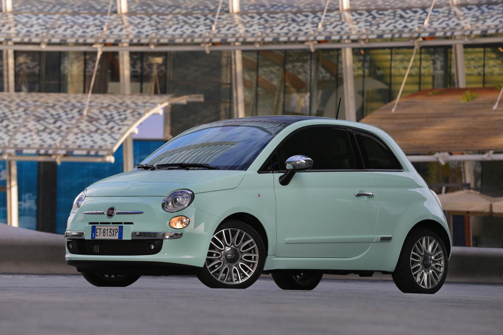 2014 Fiat 500 Cult Pictures And Wallpaper - Fiat 500 Lattementa Green - HD Wallpaper 