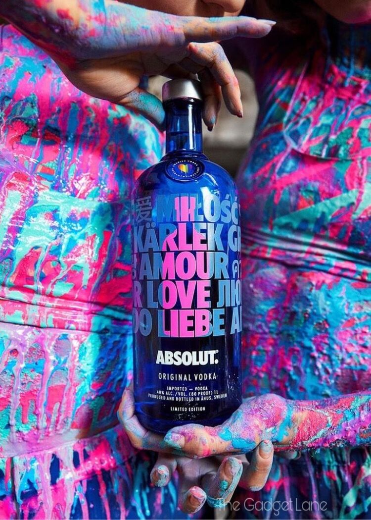 Absolut A Drop Of Love Edition Vodka 700ml - HD Wallpaper 