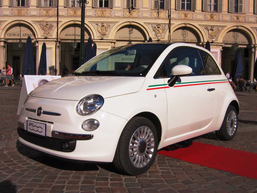 Fiat 500 Italian Flag Stripe - HD Wallpaper 