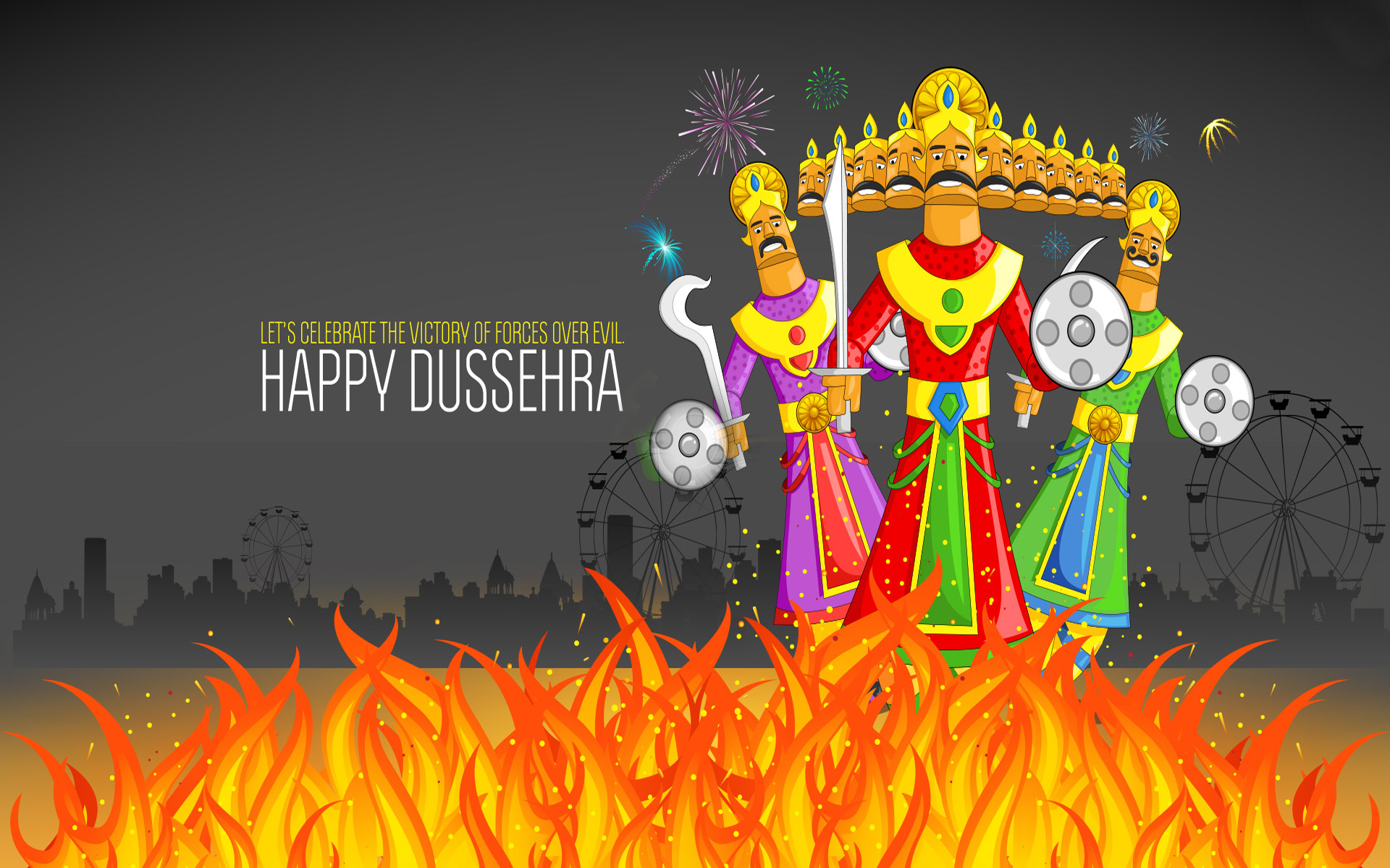 Dussehra Quotes In Hindi - HD Wallpaper 