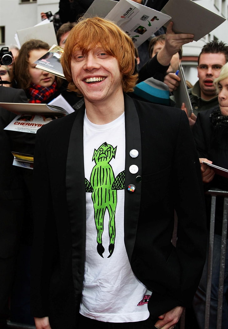 Redheads Harry Potter Actors Rupert Grint Ron Weasley - Rupert Grint Cherry Bomb - HD Wallpaper 