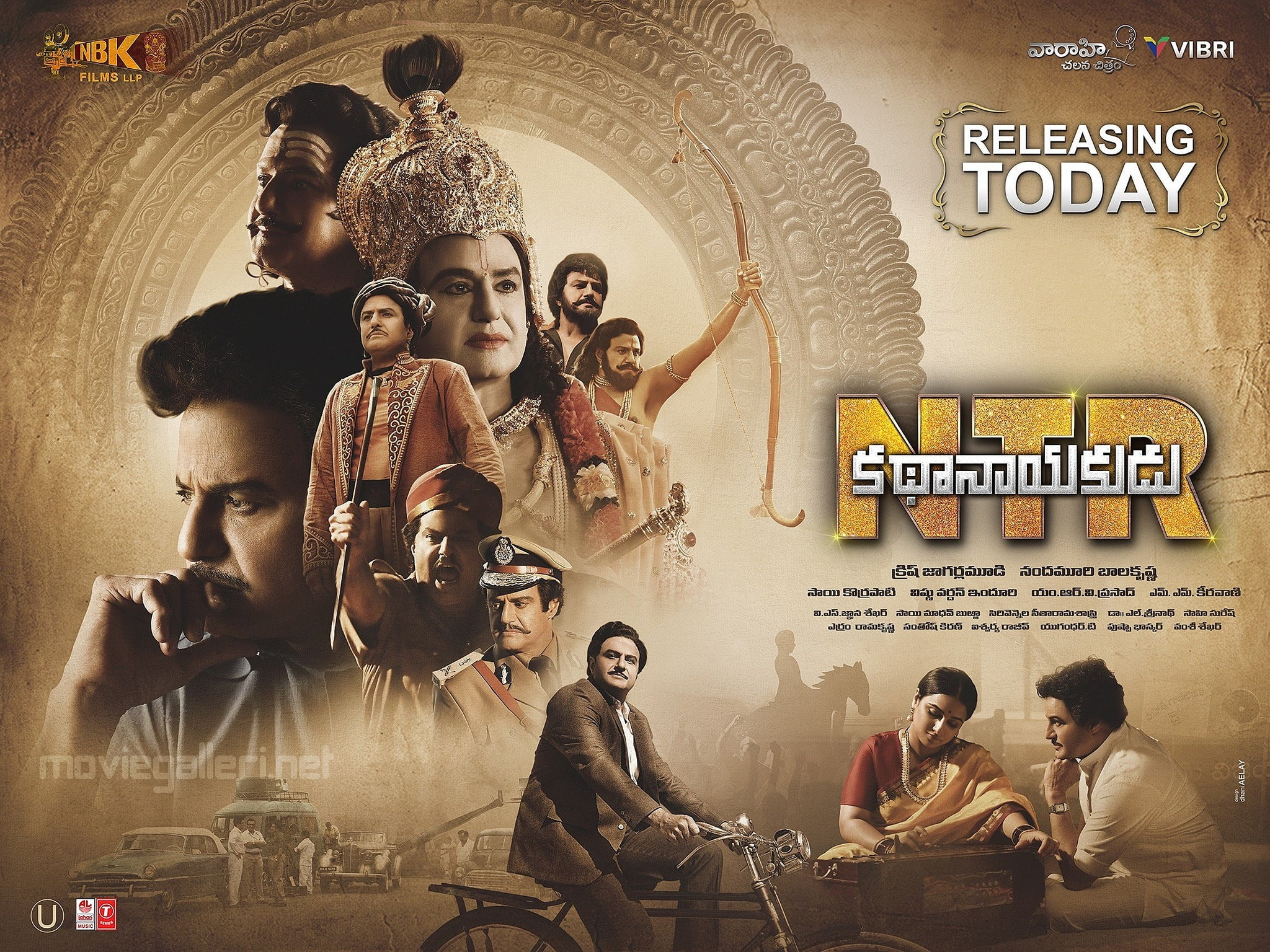 Nandamuri Balakrishna Ntr Kathanayakudu Movie Release - Ntr Kathanayakudu Full Movie - HD Wallpaper 