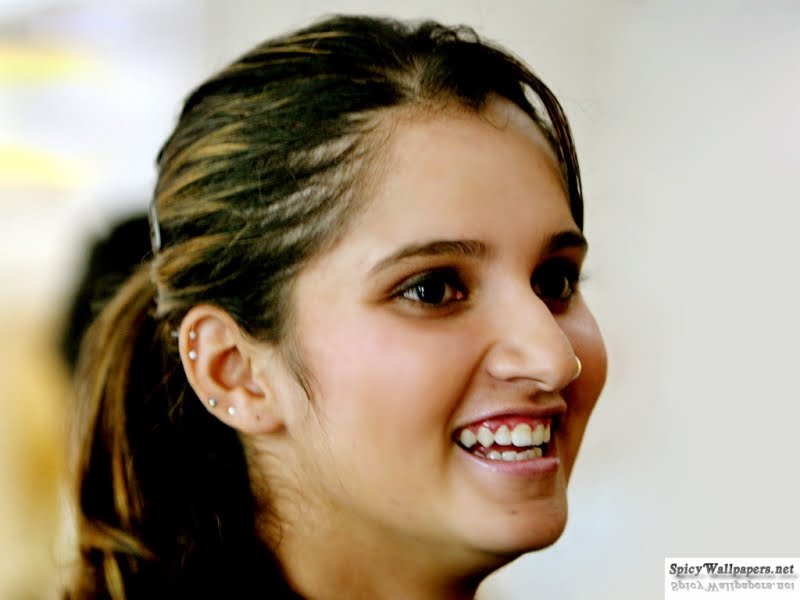 Cute Smile Pics Of Sania Mirza Pictures - Sania Mirza Without Makeup - HD Wallpaper 