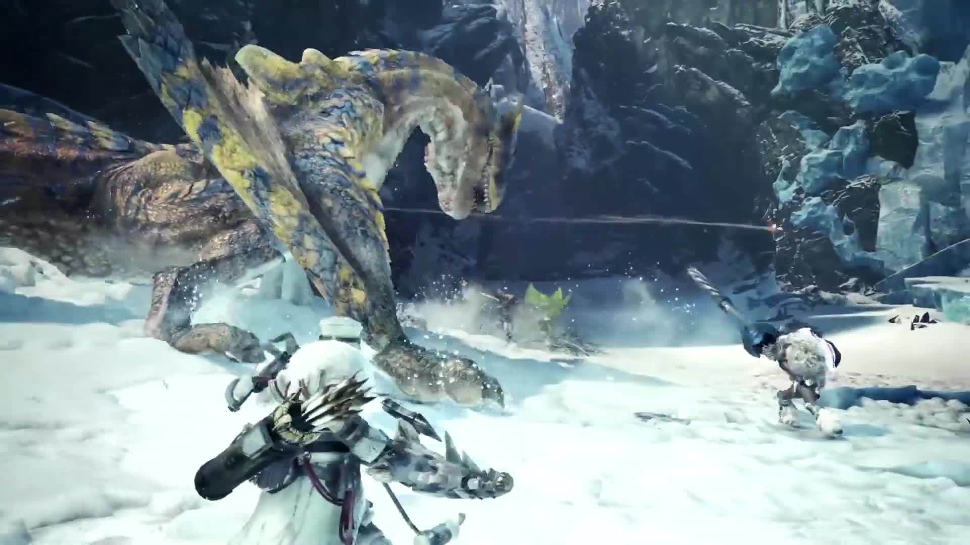 Action, Banbaro, Betodus, Capcom, E3, E32019, First - Monster Hunter World Iceborne Tigrex Gif - HD Wallpaper 