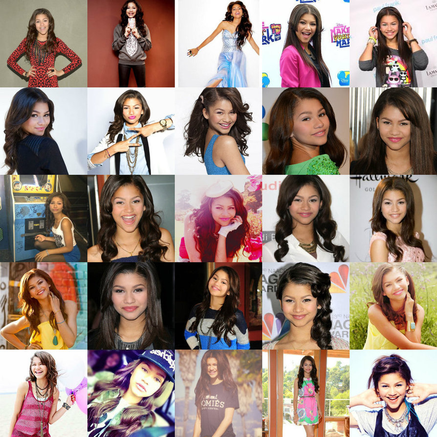 Love Zendaya Collage 894x894 Wallpaper Teahub Io