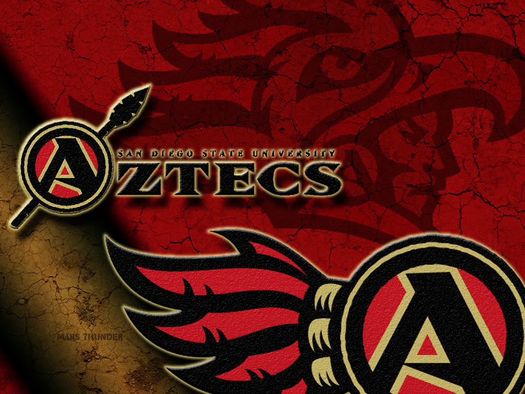 Basketball Backgrounds For Desktops - Sdsu Aztecs Logo - 1024x768
