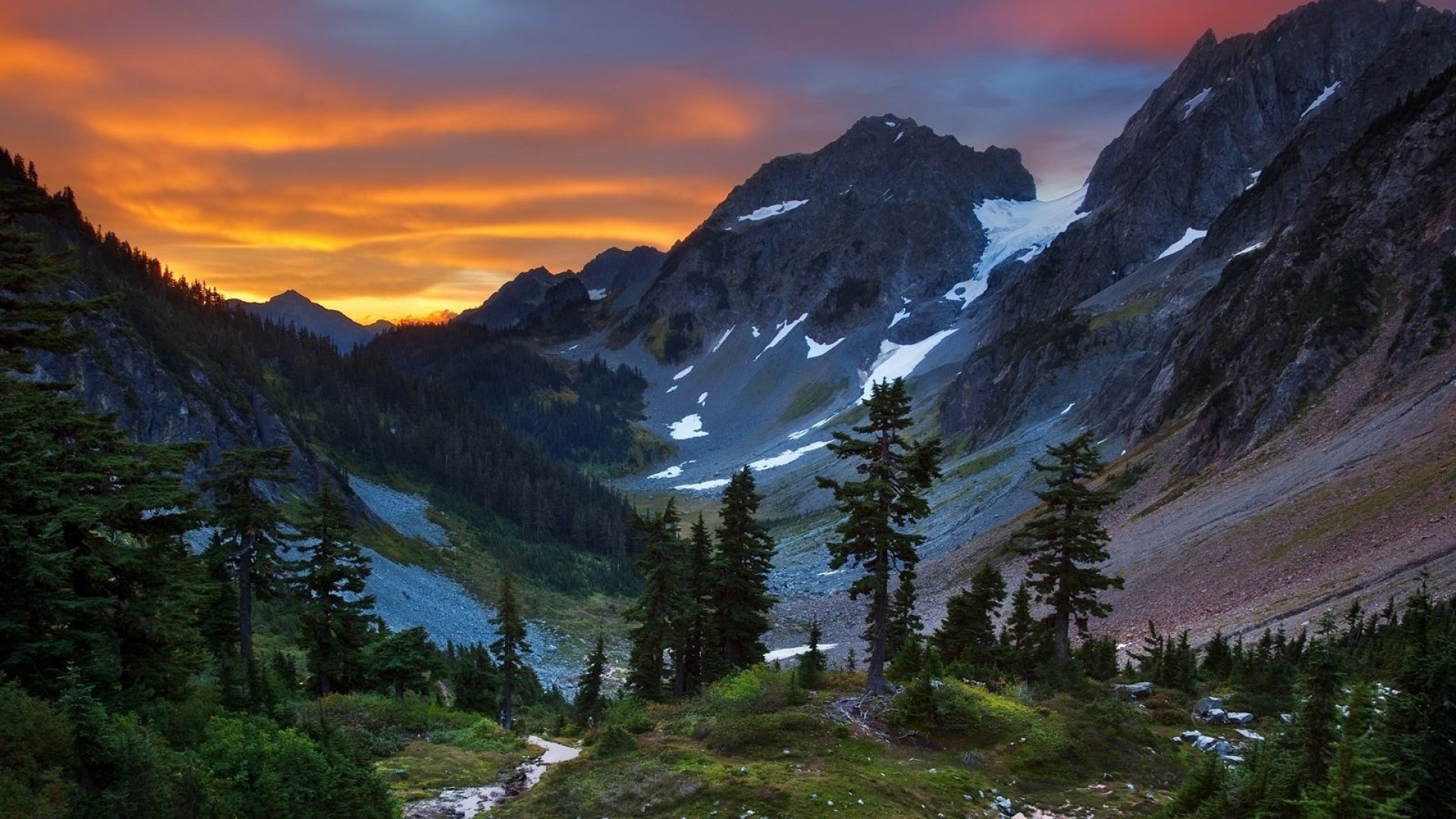 North Cascades National Park, Cascade Pass - HD Wallpaper 