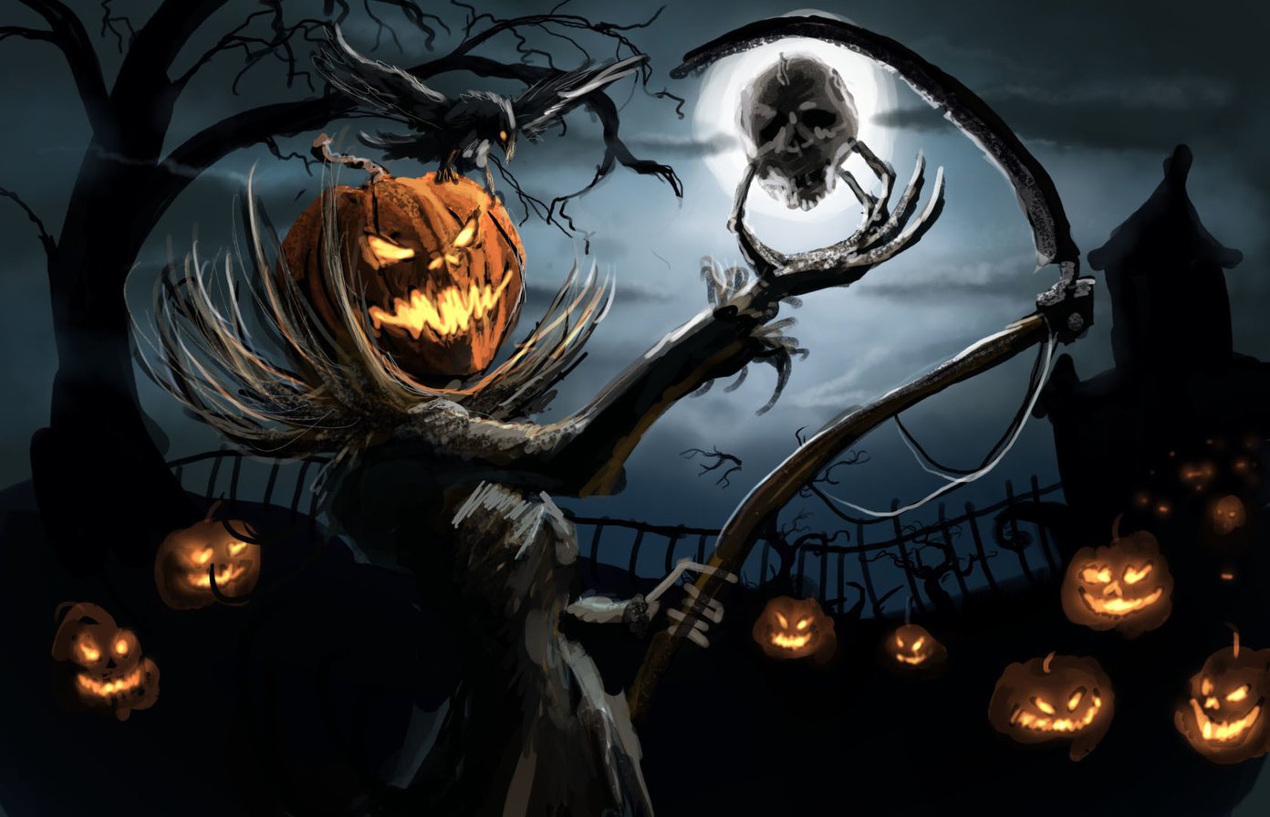 Halloween Wallpaper Scary - HD Wallpaper 