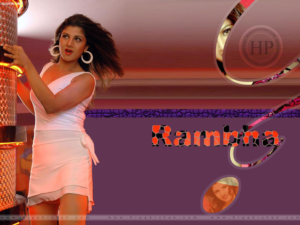 Rambha Sexy - HD Wallpaper 