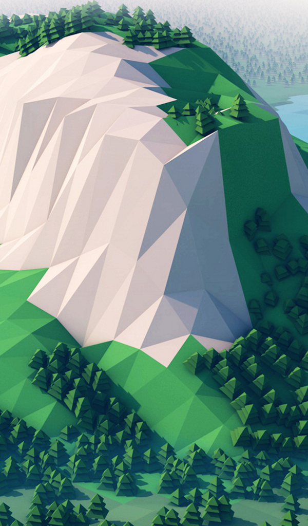 Background Hd Wallpaper - Mountains Low Poly Isometric - HD Wallpaper 