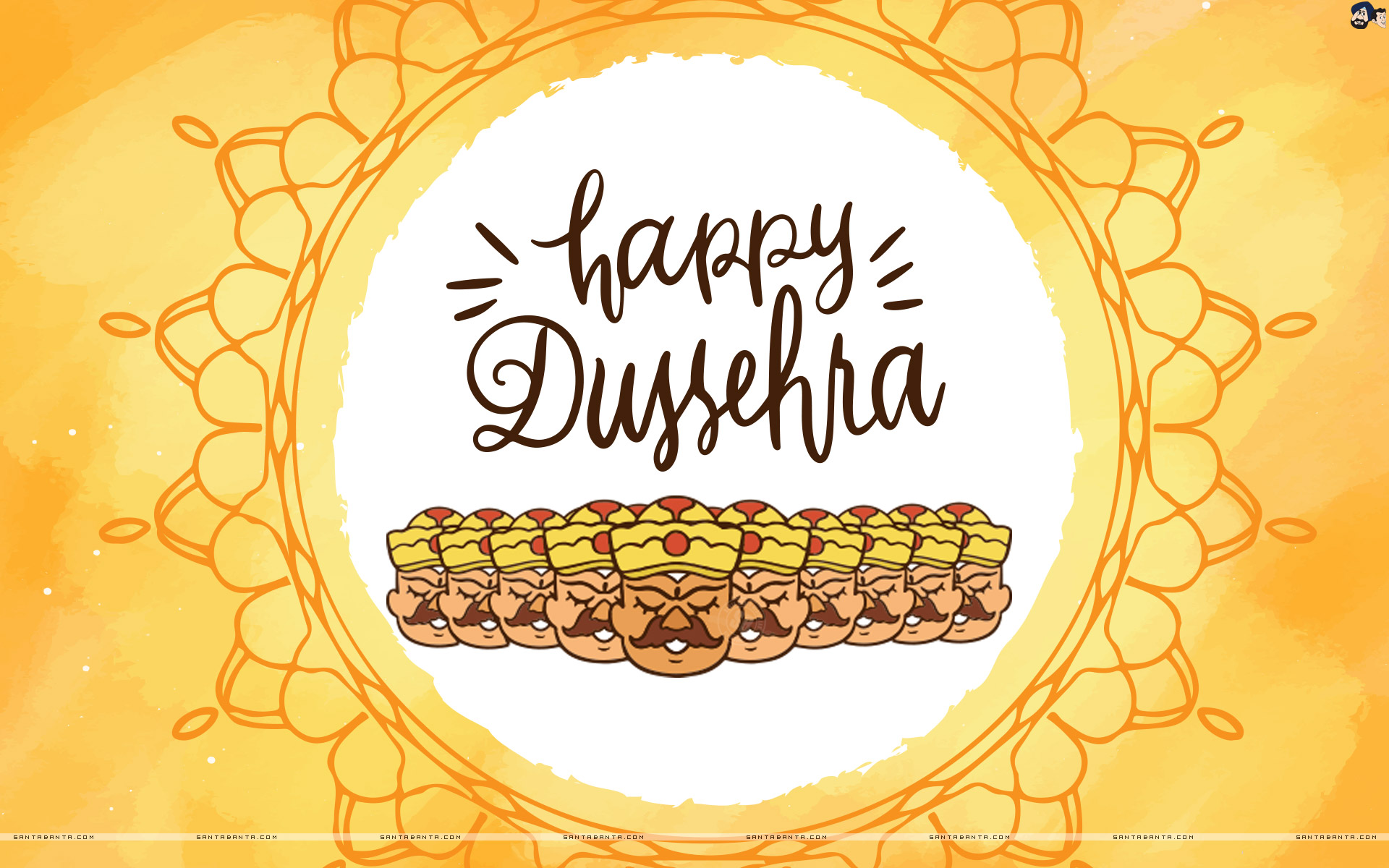 Happy Dussehra Greetings Wallpaper - Happy Dussehra Greetings - HD Wallpaper 