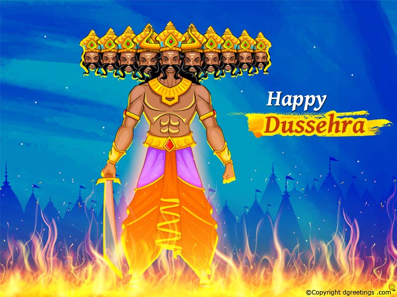 Facts About Ravana - Happy Dussehra Gif - HD Wallpaper 