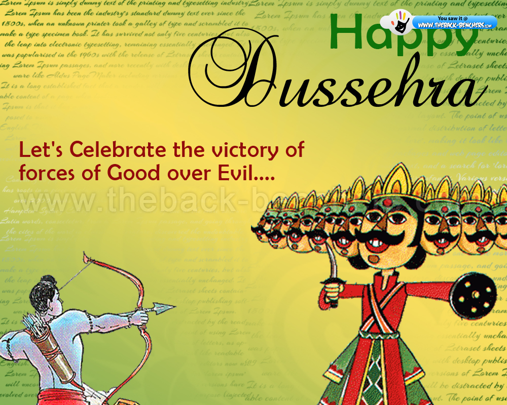 Happy Dussehra - HD Wallpaper 