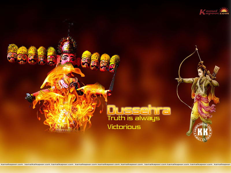 Dussehra Festivals Of India - HD Wallpaper 