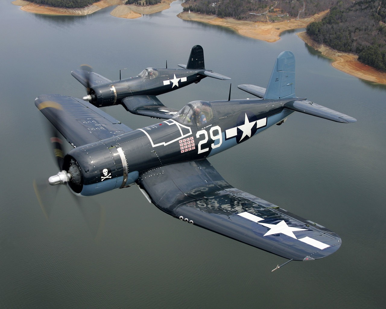 Vought F4u Corsair Fighting - HD Wallpaper 