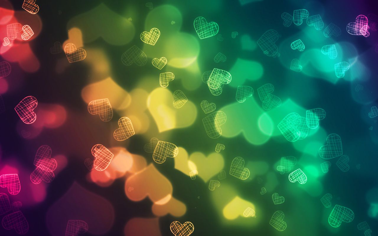 Wallpaper For Your Samsung Galaxy Tab - Red Green Wallpaper Hearts - HD Wallpaper 