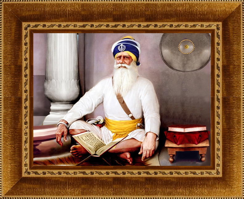 Baba Deep Singh Ji With Golden Temple - HD Wallpaper 