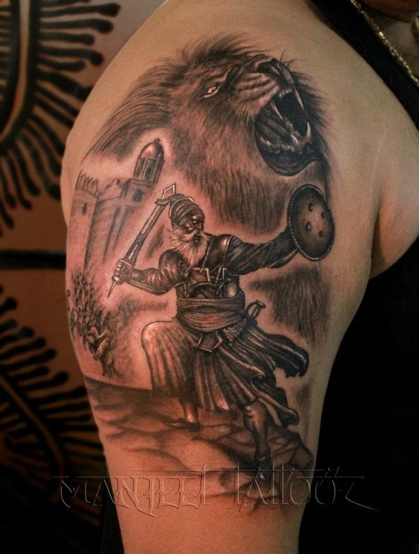 Picture - Baba Deep Singh Tattoo - HD Wallpaper 