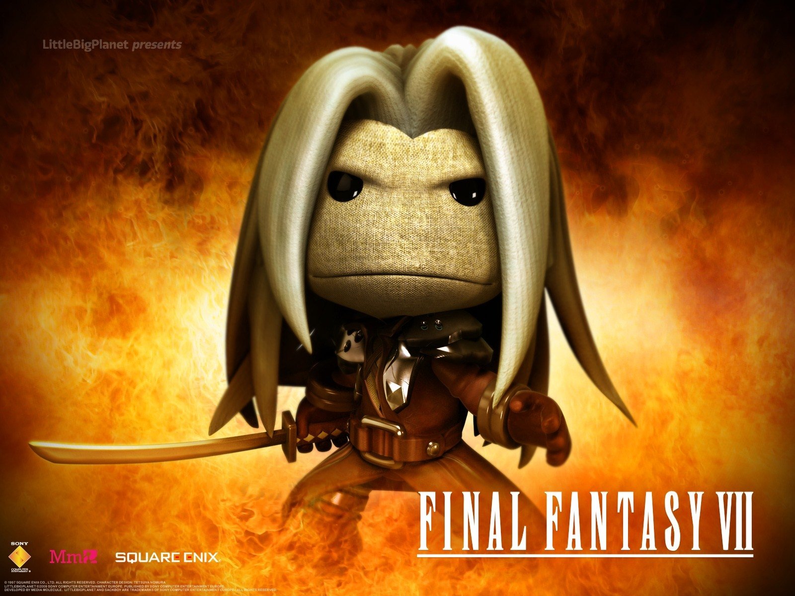 Final Fantasy Vii Littlebigplanet - HD Wallpaper 