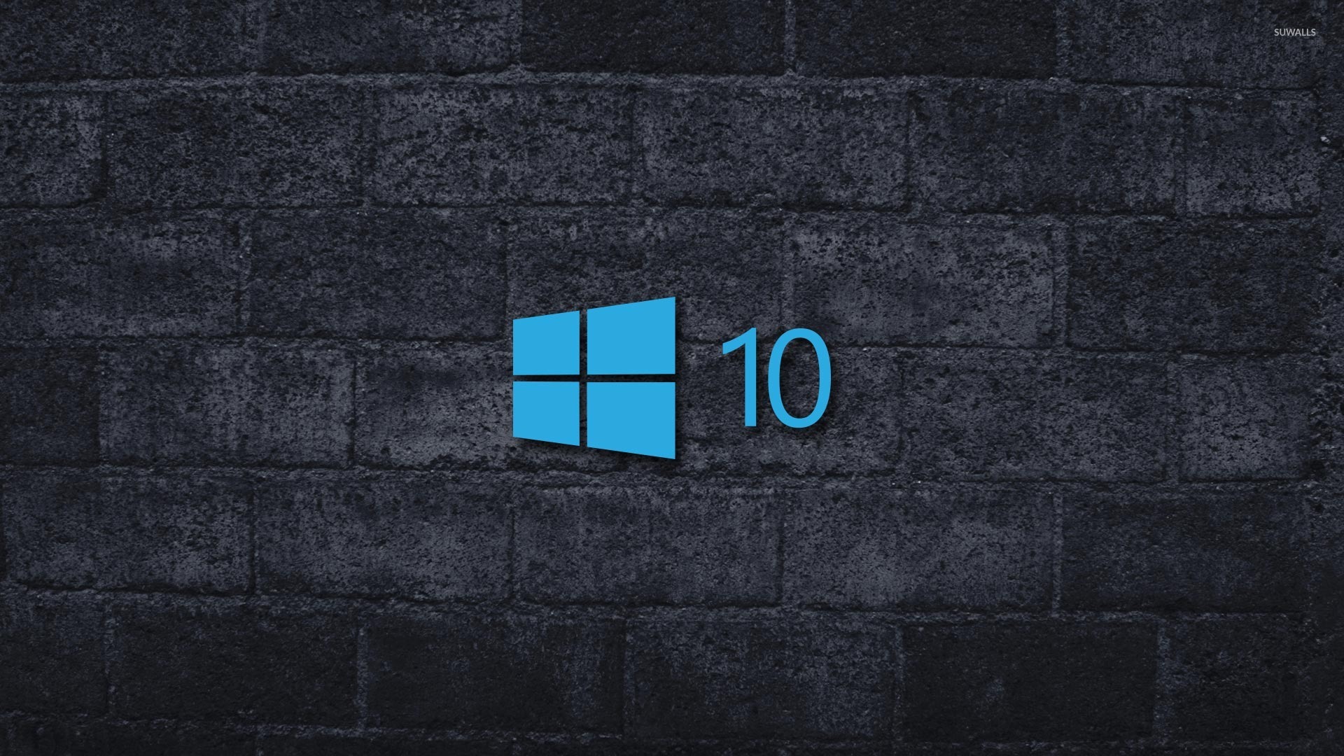 Blue Grey Windows 10 - HD Wallpaper 