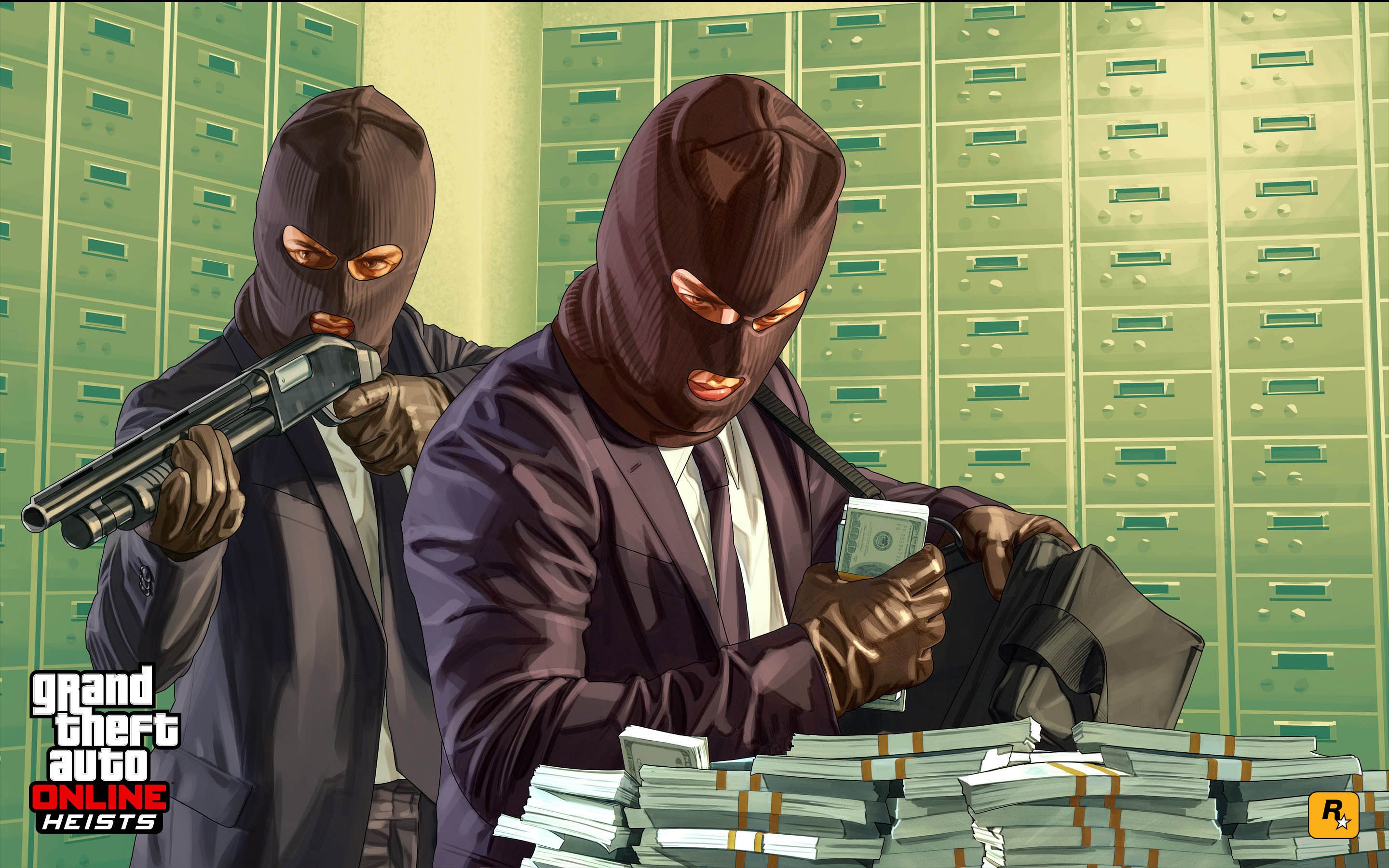 Bank Heist - Gta Heist - HD Wallpaper 