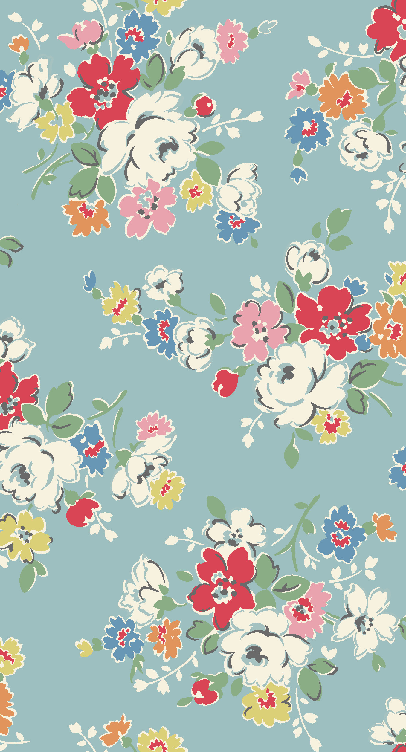 Wallpaper 
 Data-src - Papier Peint Vintage Fleur - HD Wallpaper 