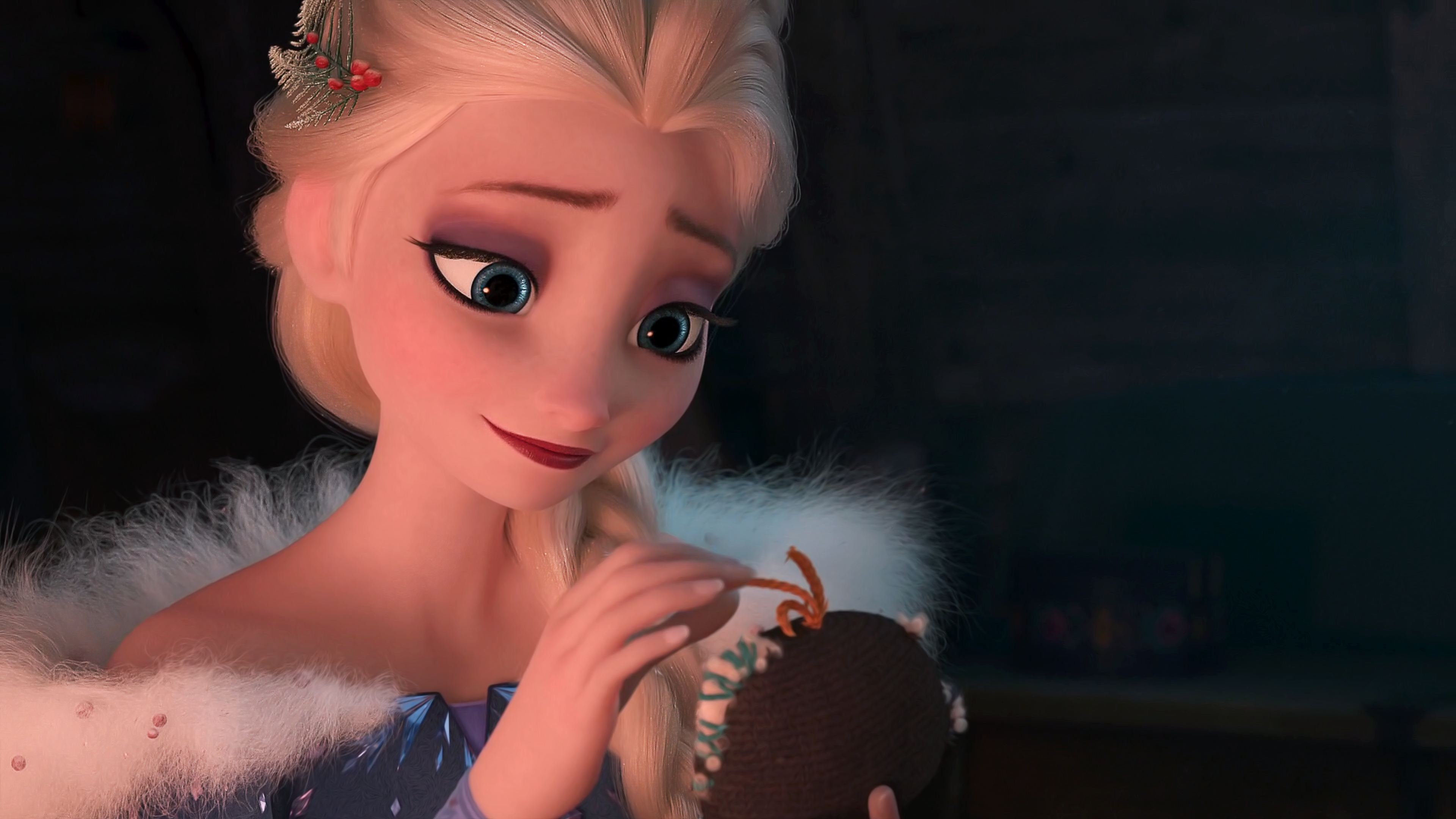elsa in olaf's frozen adventure