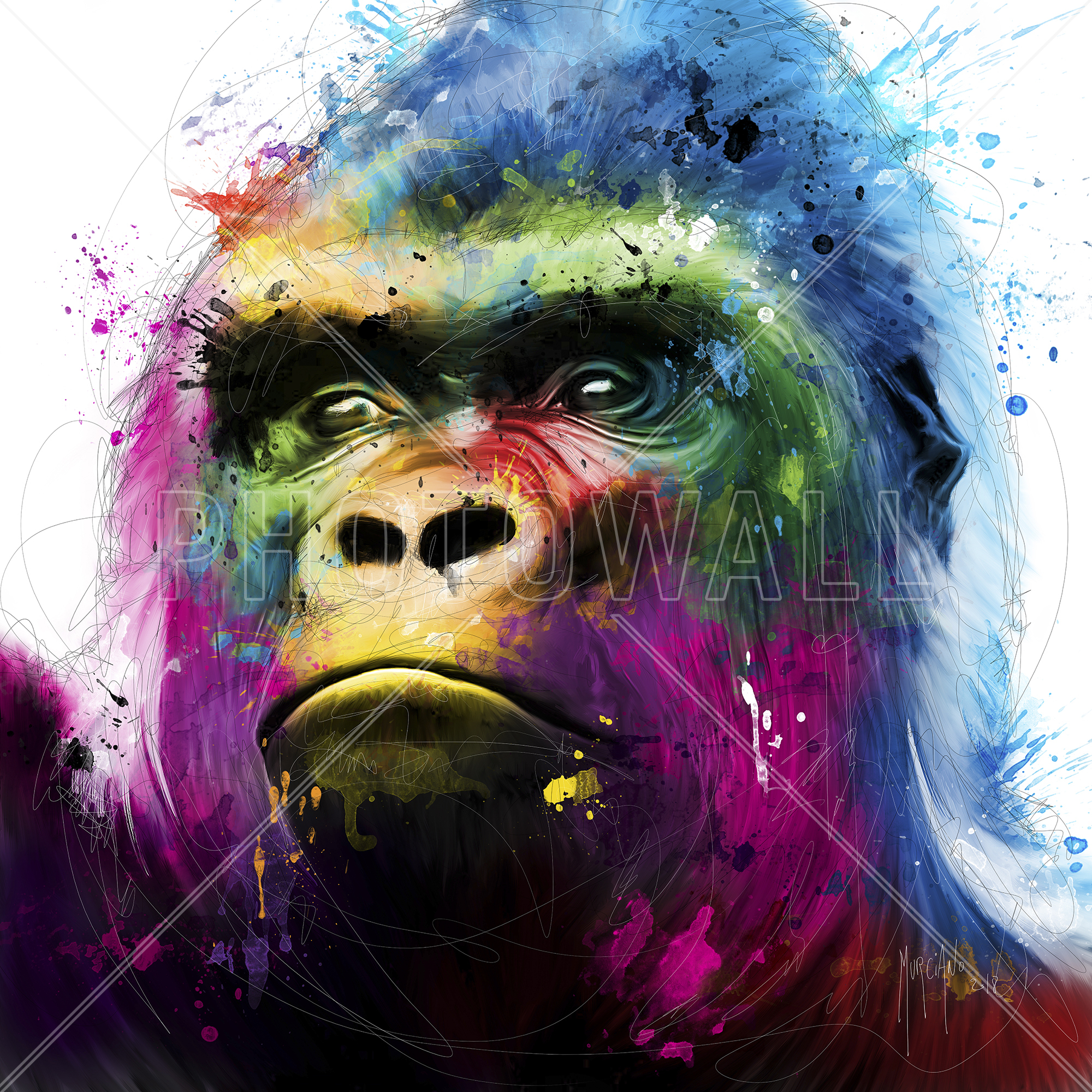 Gorilla - Wallpaper - Office - Patrice Murciano Gorilla - HD Wallpaper 