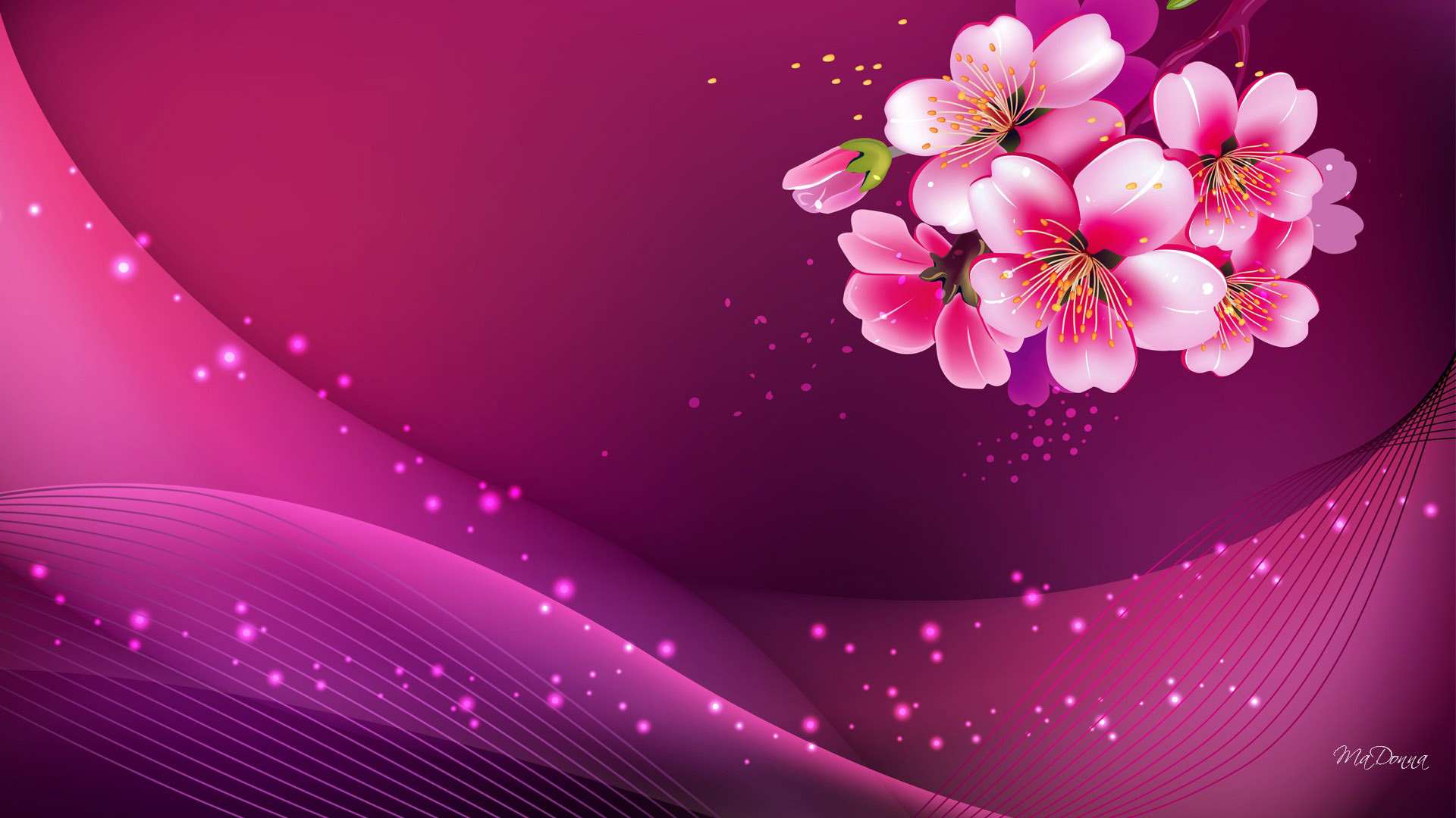 Apple Blossom Pink Hd Desktop Background - Background Hd Wallpaper Pink - HD Wallpaper 