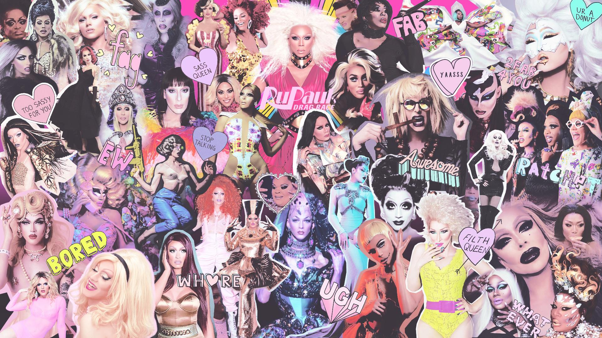 Rupaul's Drag Race Desktop Background - HD Wallpaper 