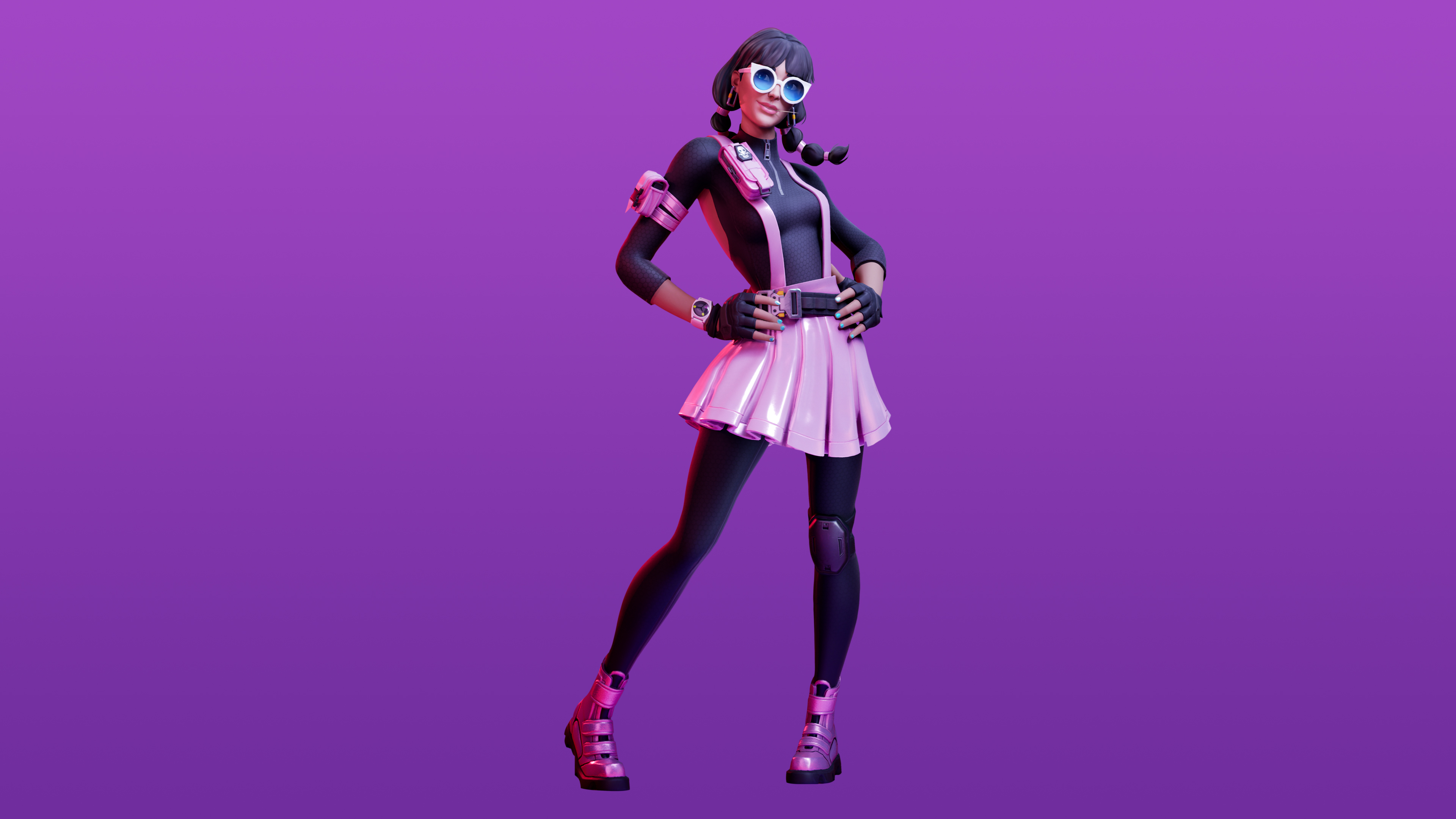 Fortnite Cameo Vs Chic - HD Wallpaper 