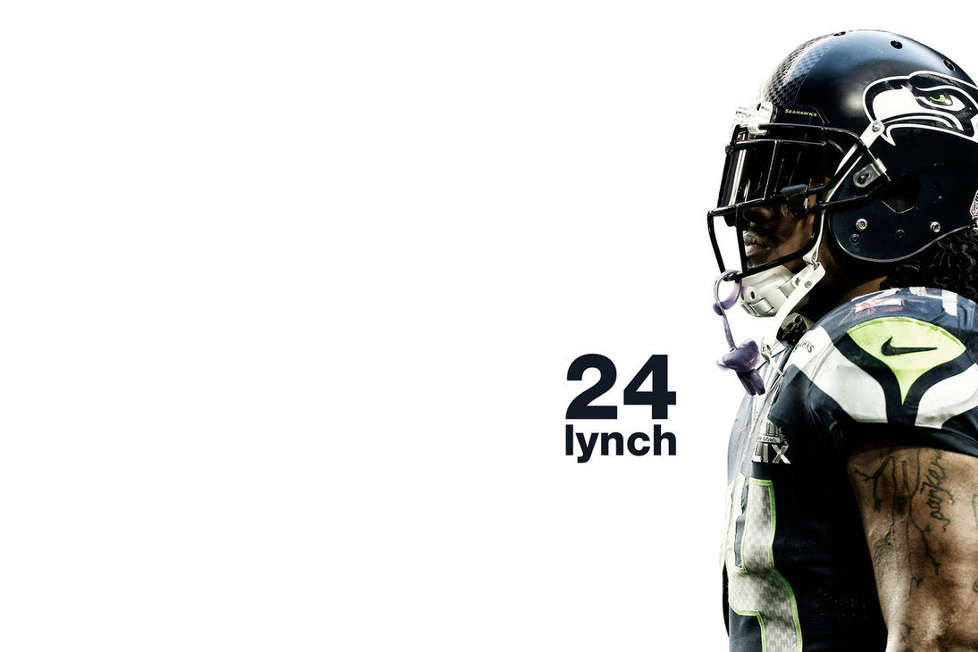 Marshawn Lynch Minimalist Desktop Wallpaper X - HD Wallpaper 
