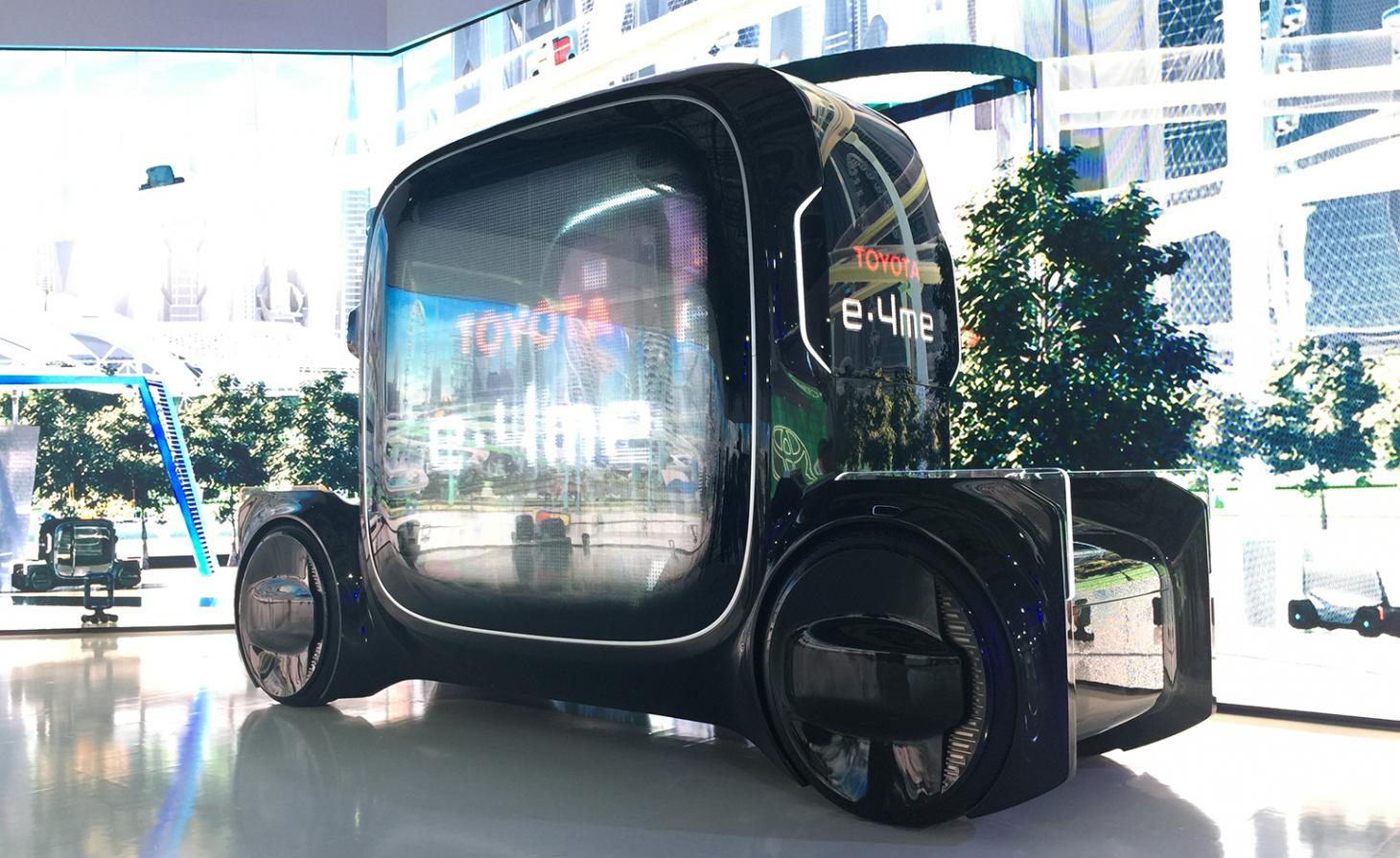 Toyota E-racer Sits In A Showroom - Commercial Vehicle - HD Wallpaper 