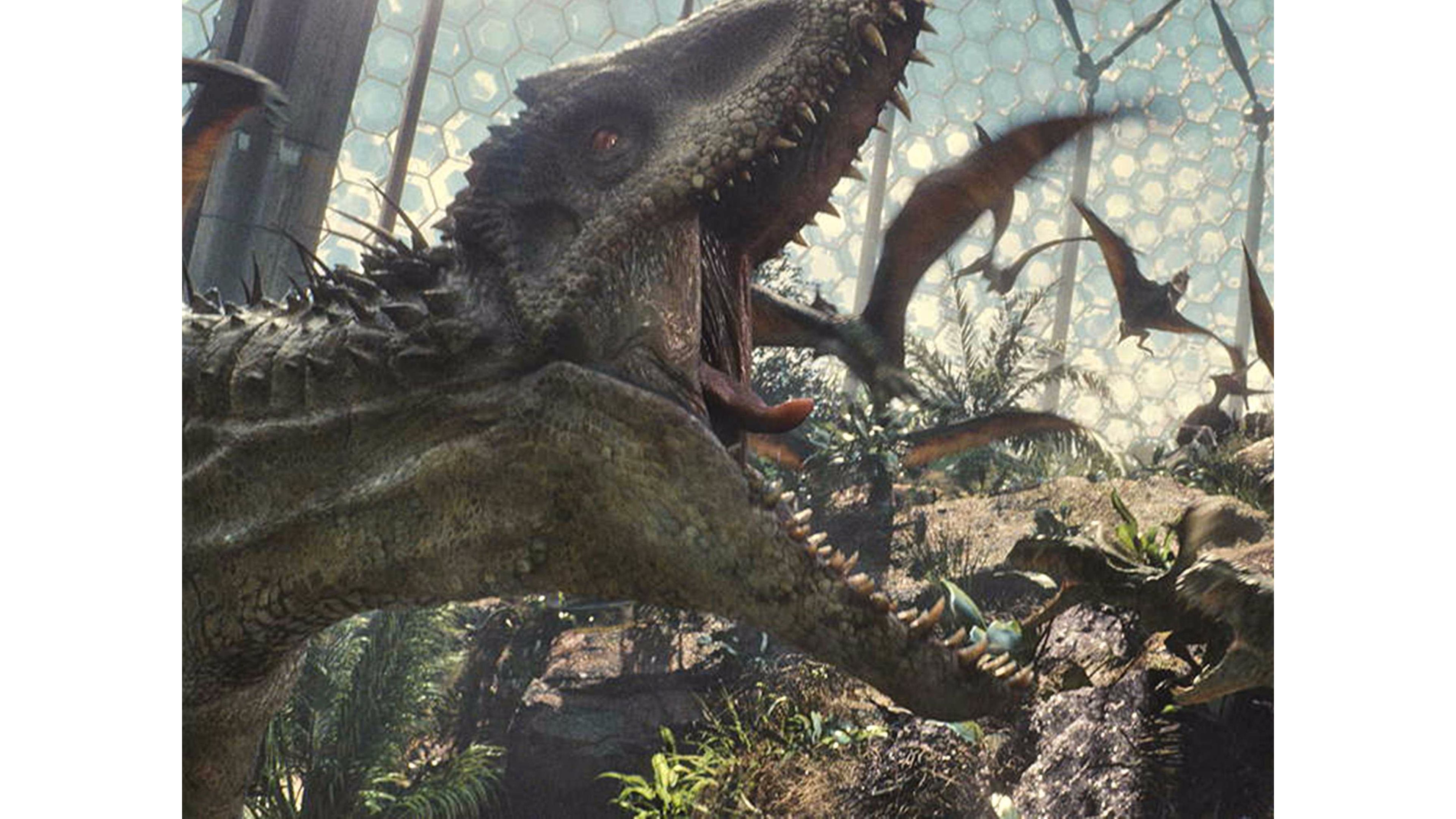 Inspiring Jurassic World Wallpaper - Jurassic World Real Dinosaur - HD Wallpaper 