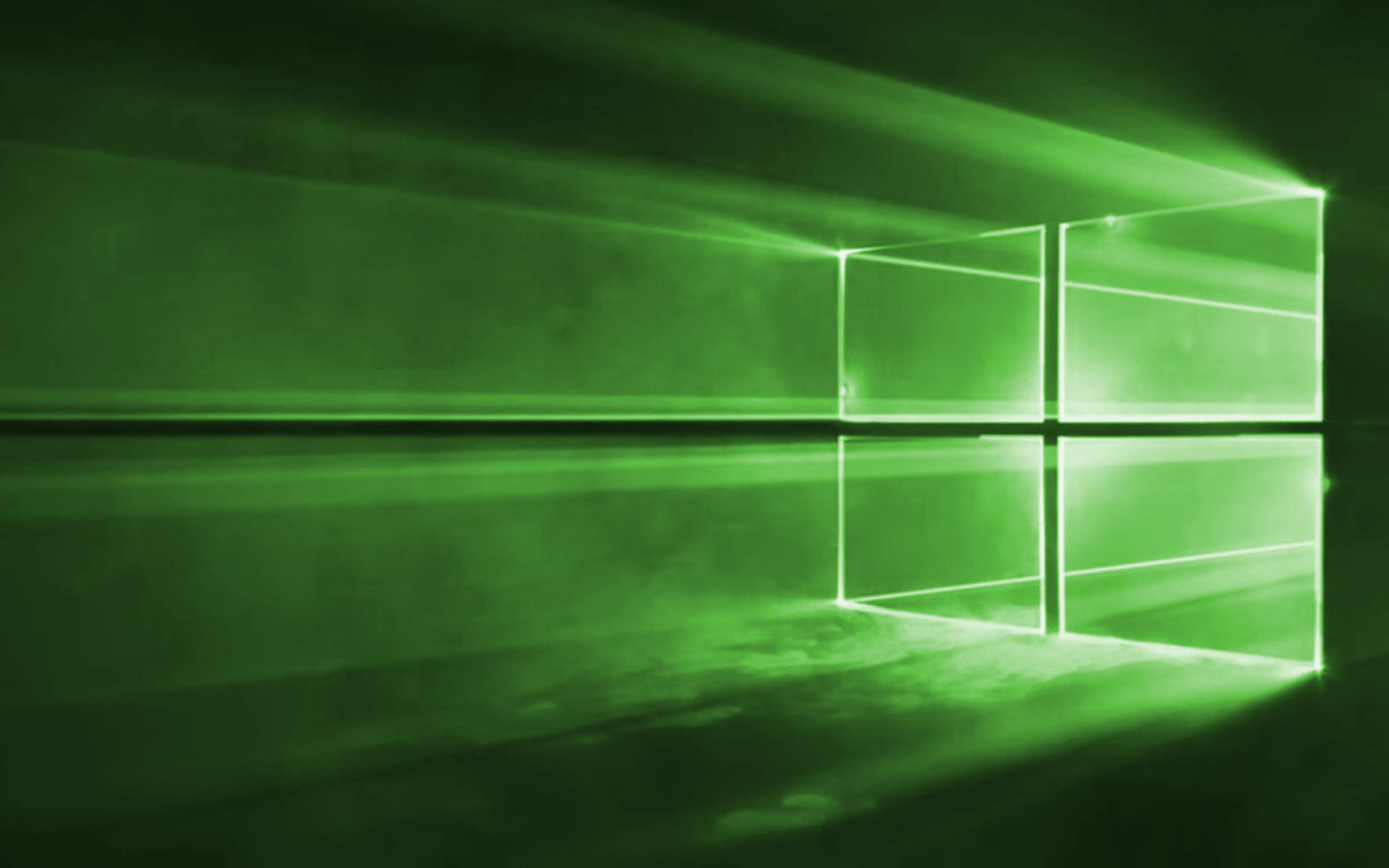 Windows 10 Wallpaper Green - HD Wallpaper 