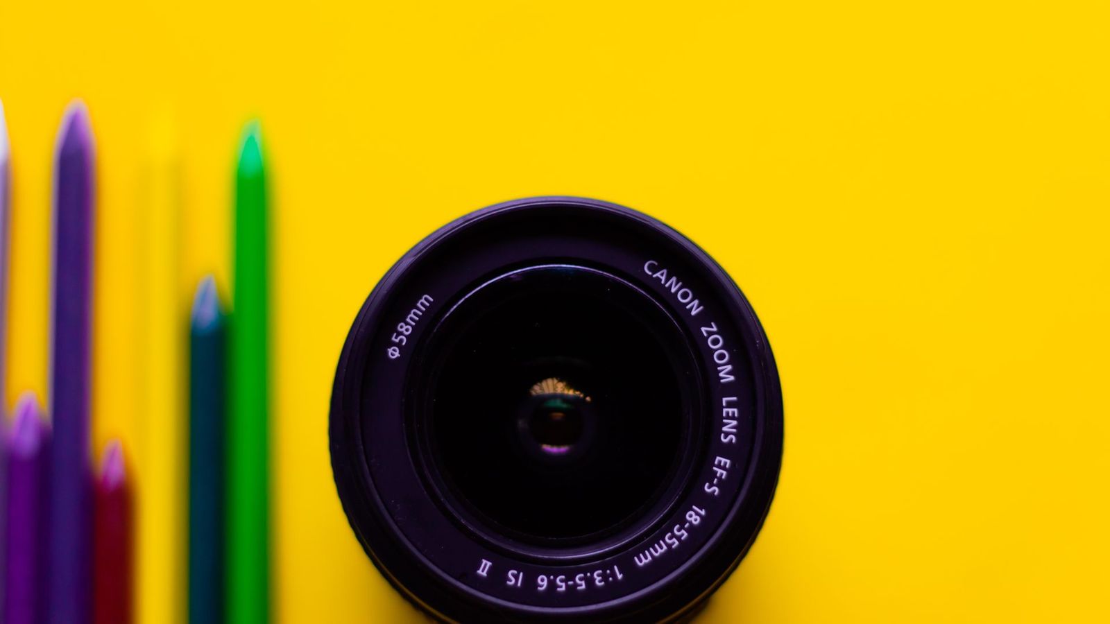 Black Canon Zoom Lens - Camera Lens - HD Wallpaper 