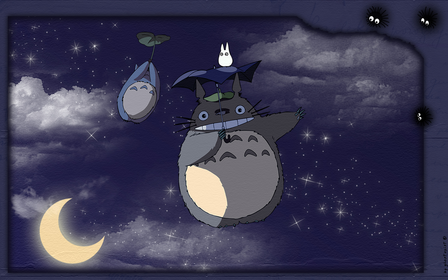 My Neighbor Totoro Flying - HD Wallpaper 