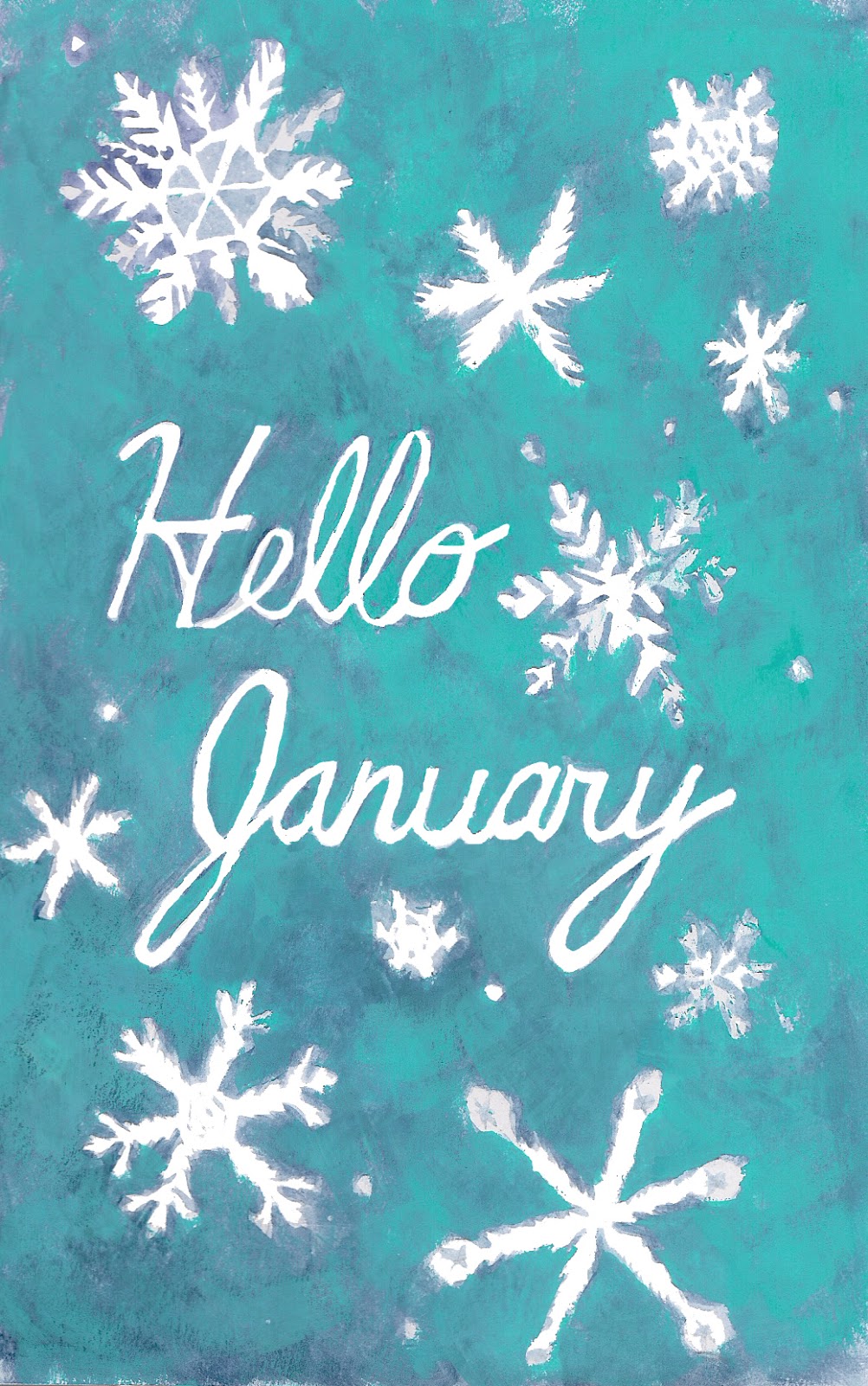 Hello January Wallpaper Iphone - HD Wallpaper 