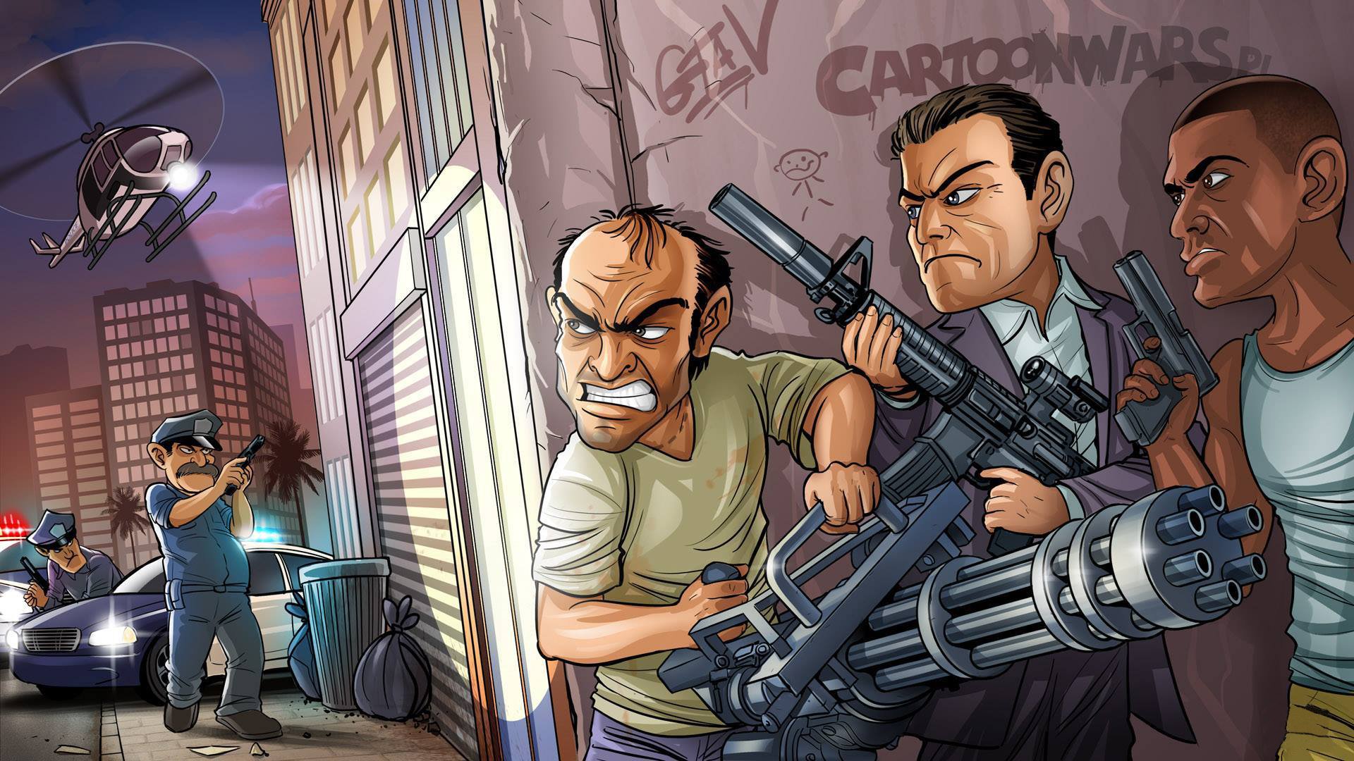 Grand Theft Auto V - HD Wallpaper 