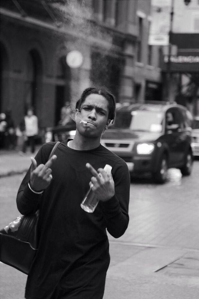 Asap Rocky Black And White - HD Wallpaper 