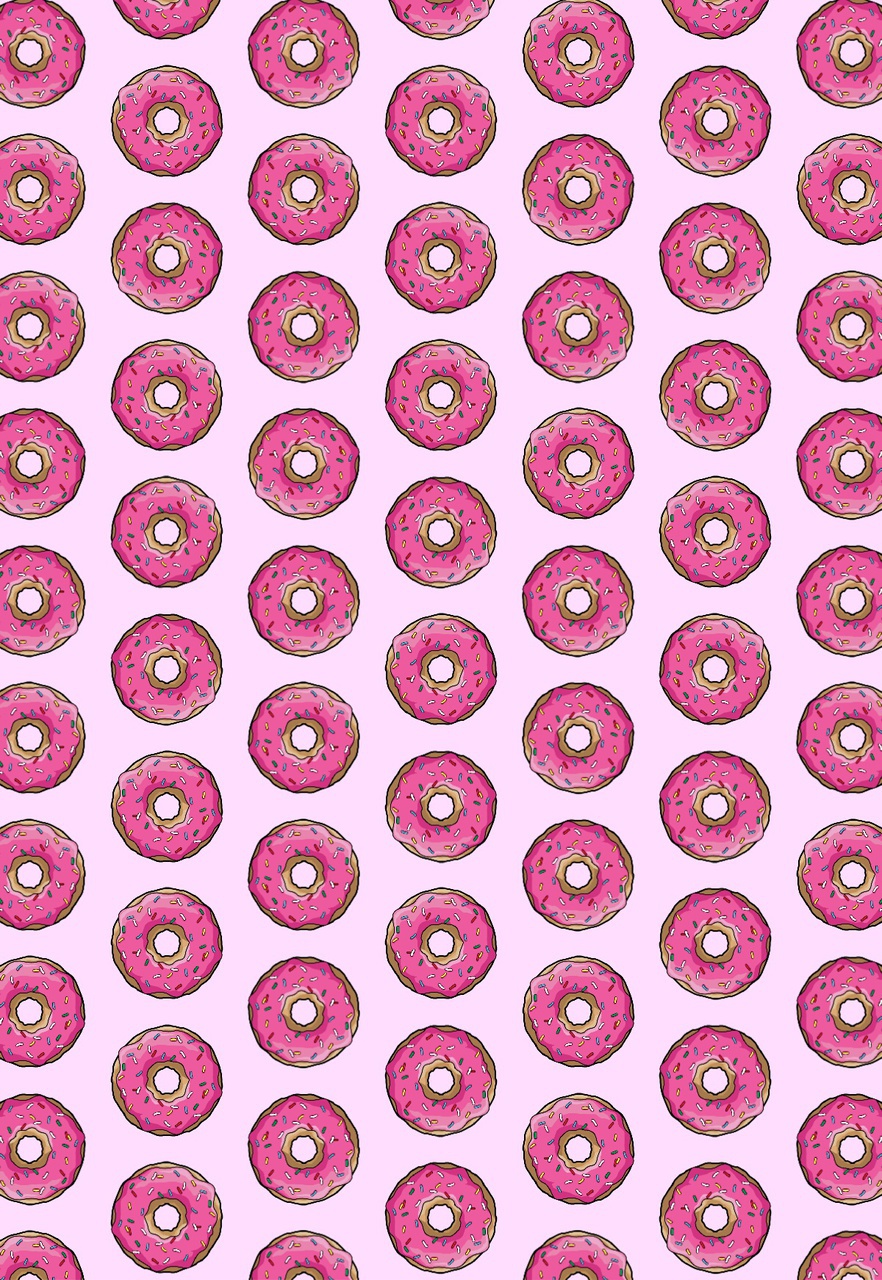 Wallpaper, Donuts, And Love Image - Donut - HD Wallpaper 