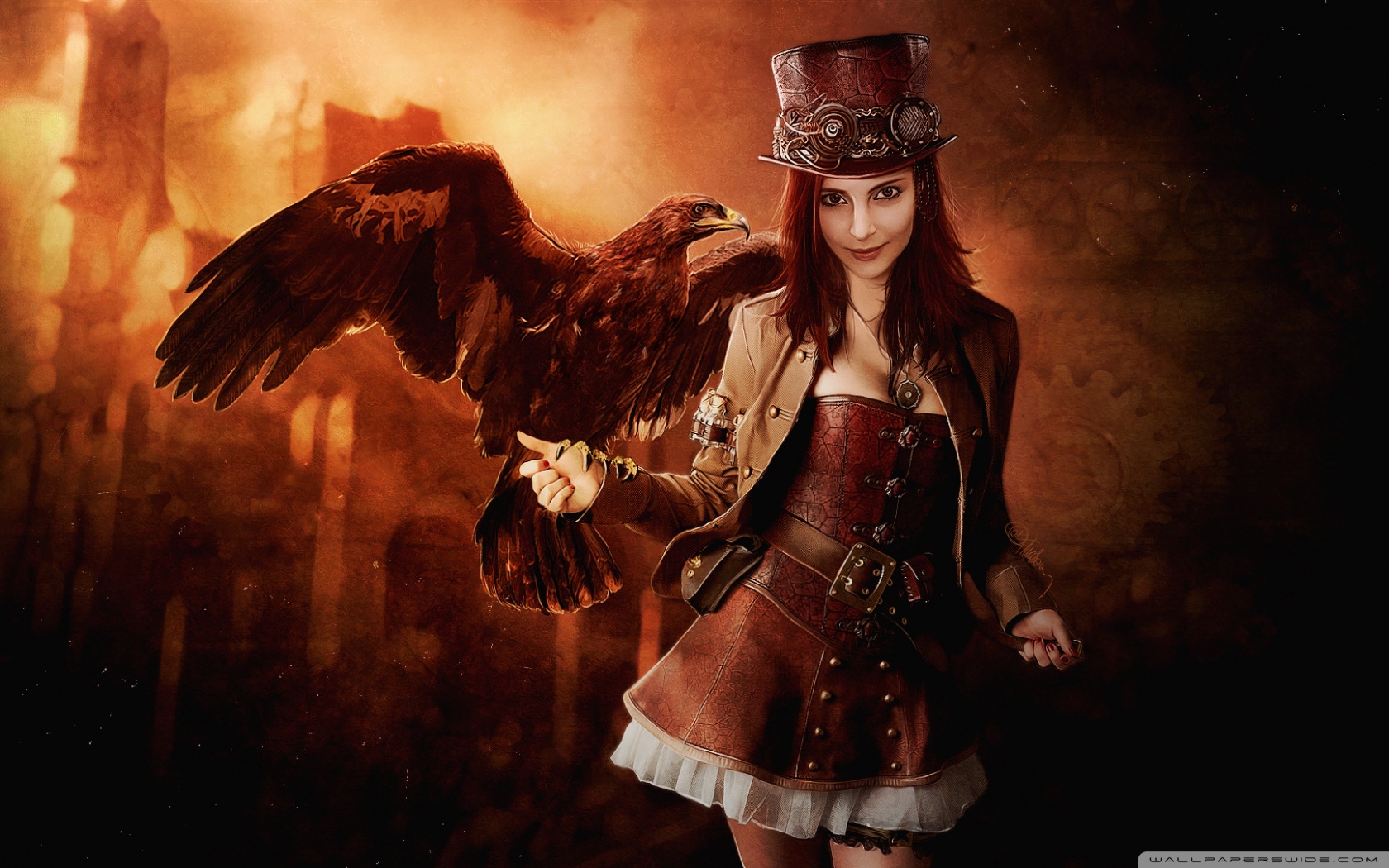 1280 X 800 Steampunk - HD Wallpaper 