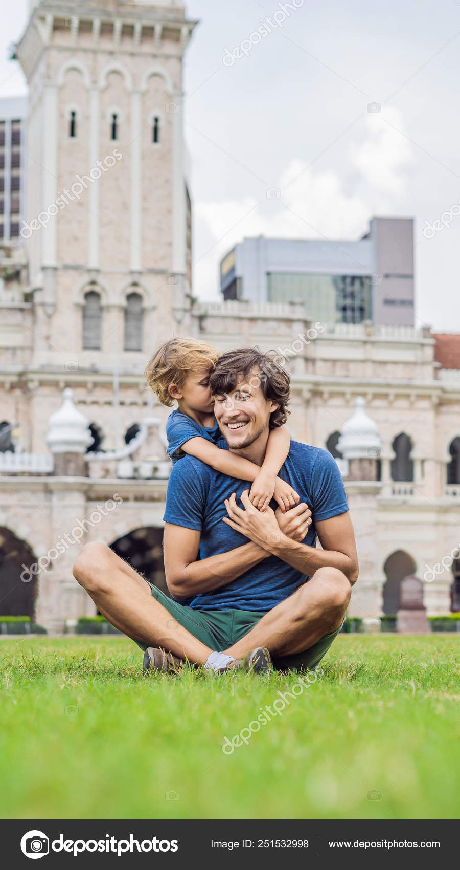 Dad And Son Vertical - HD Wallpaper 